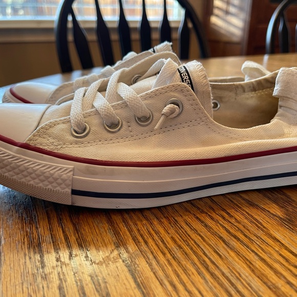 Women's WHITE Chuck Taylor All Star Shoreline Slip-On Sneaker NICE!!! - Picture 8 of 13